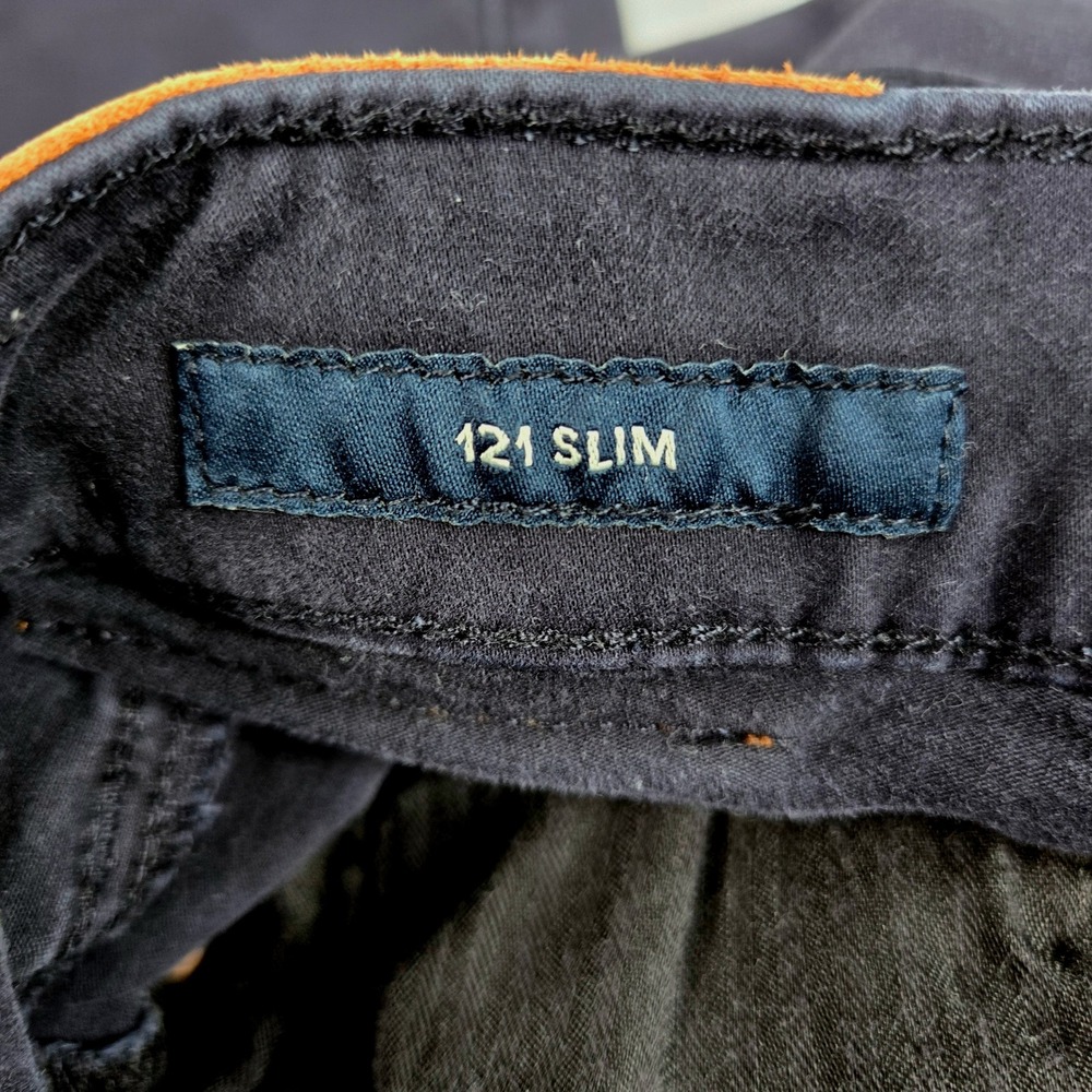 Lucky Brand 121 Slim Jeans Dark Blue Denim Pants Men's Size 34x29 Streetwear‎ - Picture 4 of 11